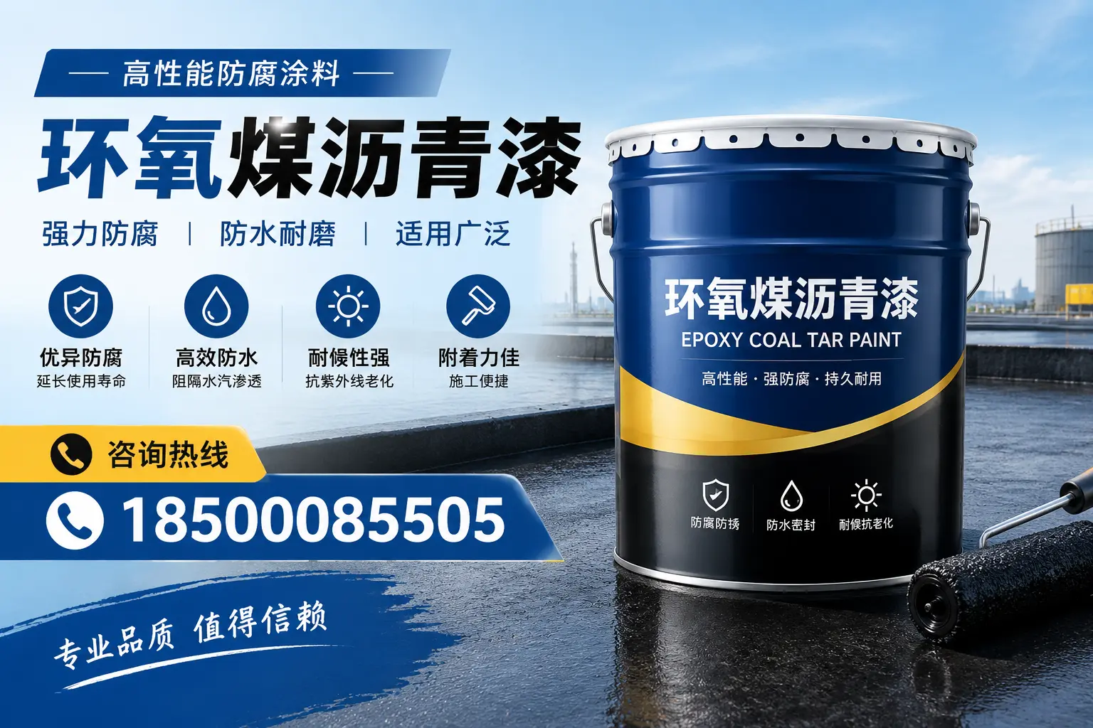 环氧煤沥青漆的主要成分与功能，娄底用户深度了解